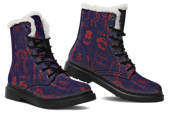 Scarlet Cat Study Winter Boots