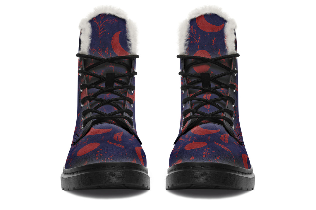 Scarlet Moonlit Botanica Winter Boots