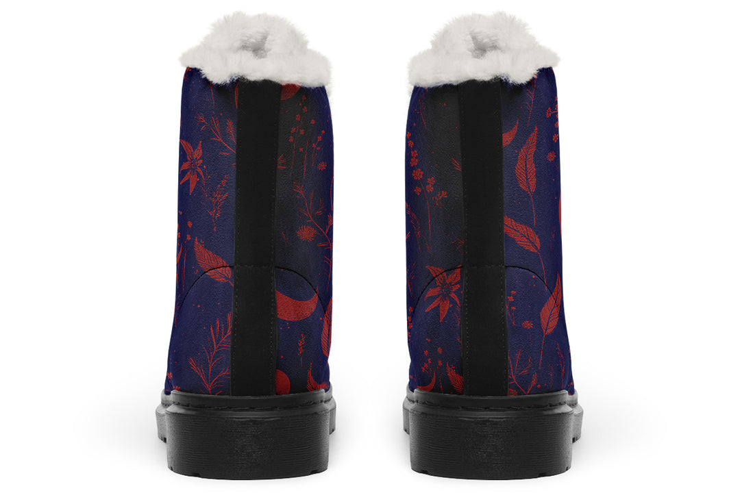 Scarlet Moonlit Botanica Winter Boots