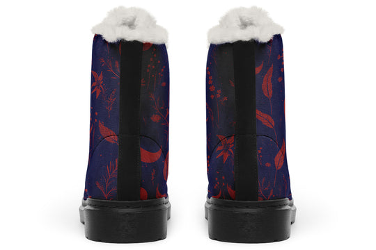 Scarlet Moonlit Botanica Winter Boots