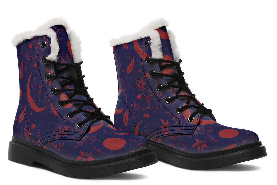 Scarlet Moonlit Botanica Winter Boots