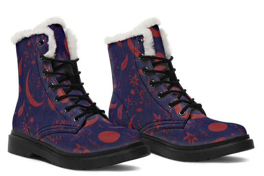 Scarlet Moonlit Botanica Winter Boots