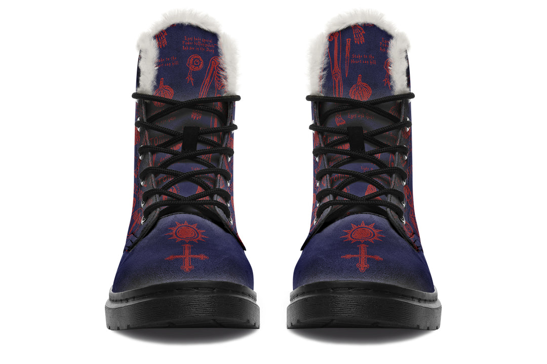Scarlet Vampire Study Winter Boots