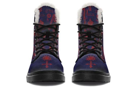Scarlet Vampire Study Winter Boots