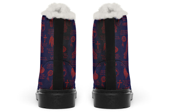 Scarlet Vampire Study Winter Boots