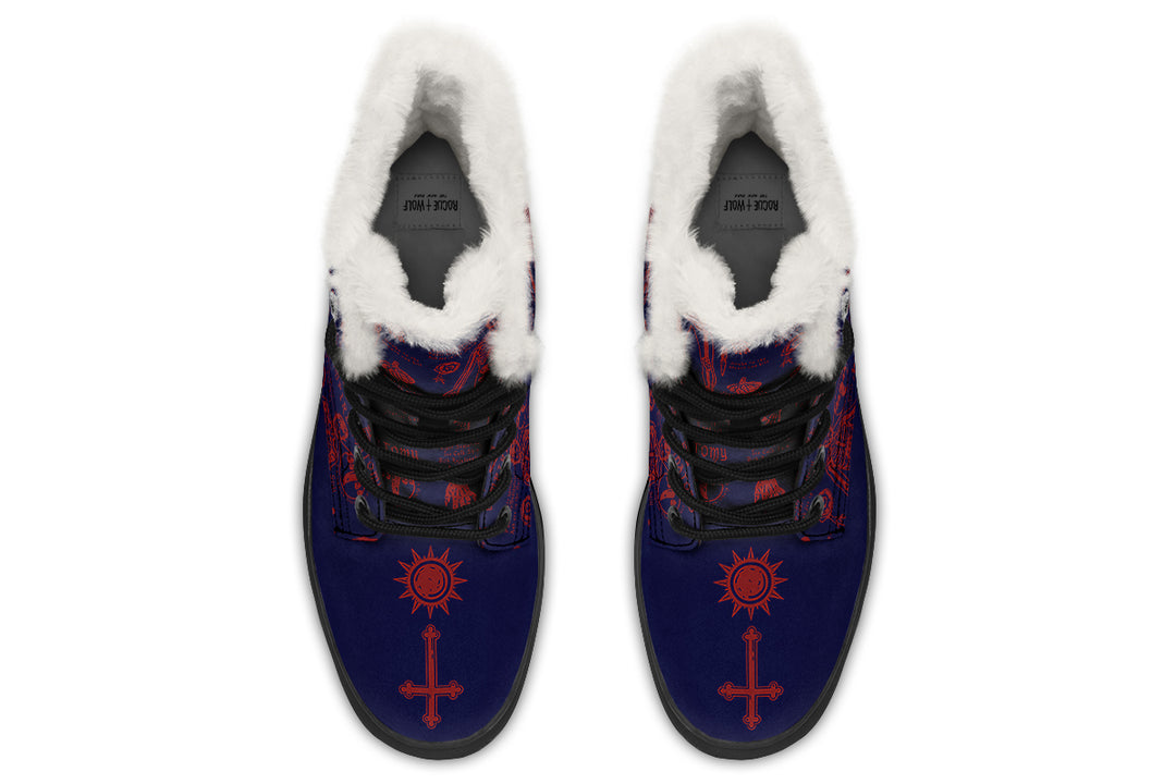Scarlet Vampire Study Winter Boots