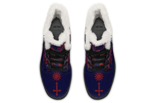 Scarlet Vampire Study Winter Boots
