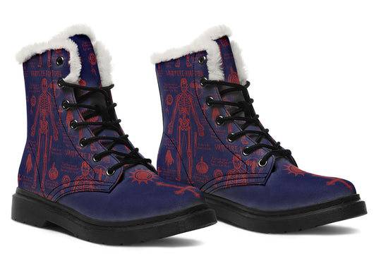 Scarlet Vampire Study Winter Boots
