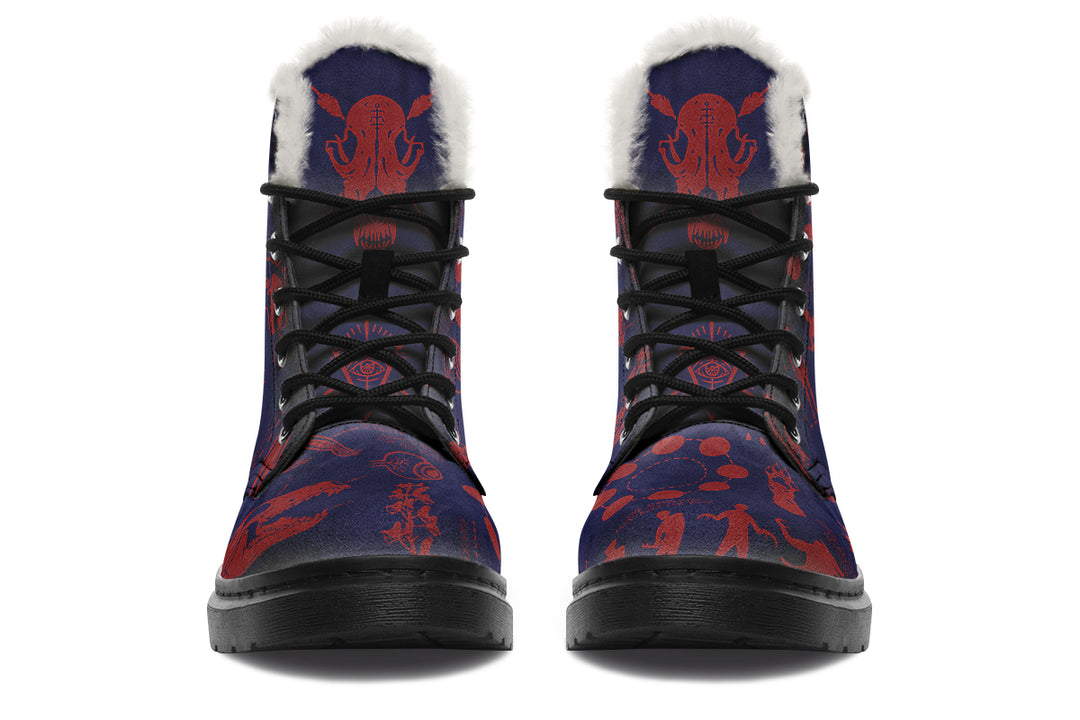 Scarlet Wolf Study Winter Boots