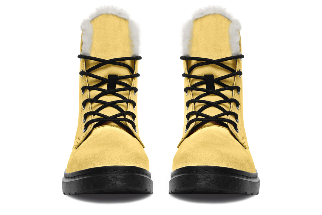 Soft Gold Winter Boots