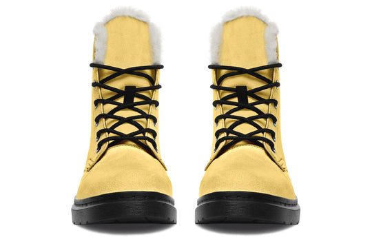 Soft Gold Winter Boots
