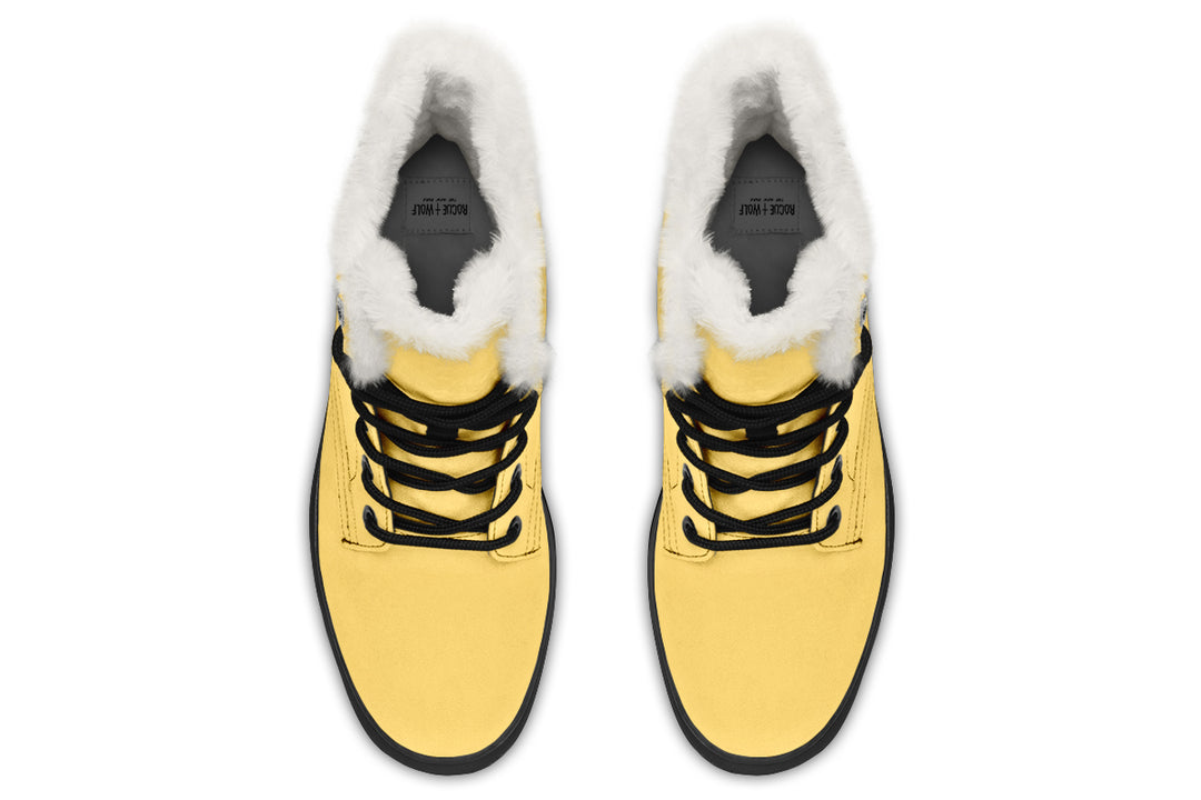 Soft Gold Winter Boots