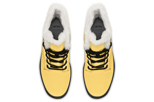 Soft Gold Winter Boots