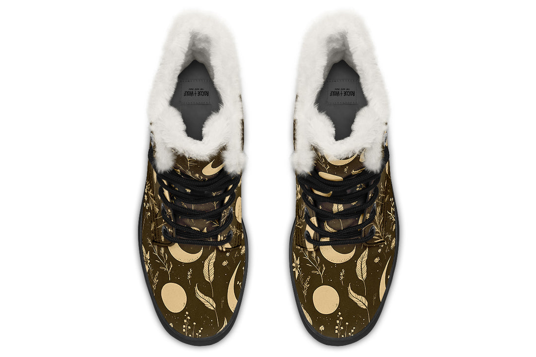 Tan Moonlit Botanica Winter Boots