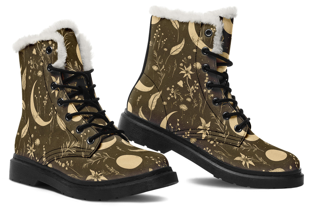 Tan Moonlit Botanica Winter Boots