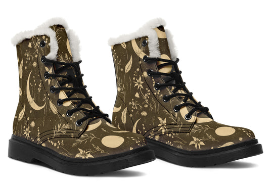 Tan Moonlit Botanica Winter Boots