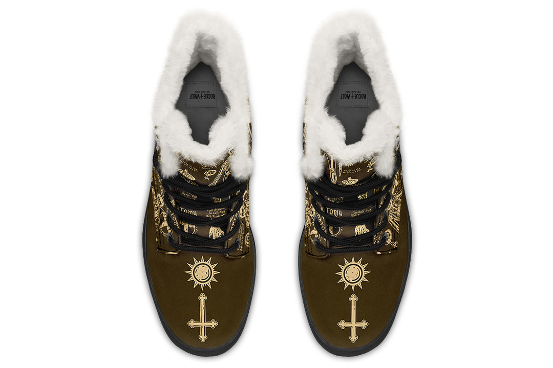 Tan Vampire Study Winter Boots