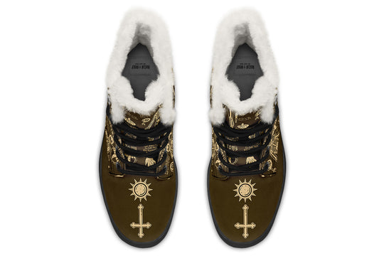 Tan Vampire Study Winter Boots