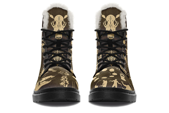 Tan Wolf Study Winter Boots