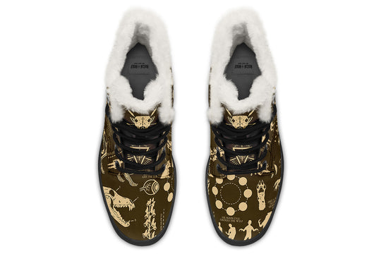 Tan Wolf Study Winter Boots