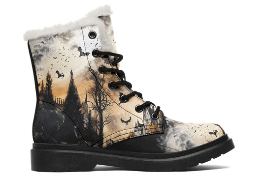 Vampire Mansion Winter Boots