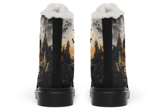 Vampire Mansion Winter Boots