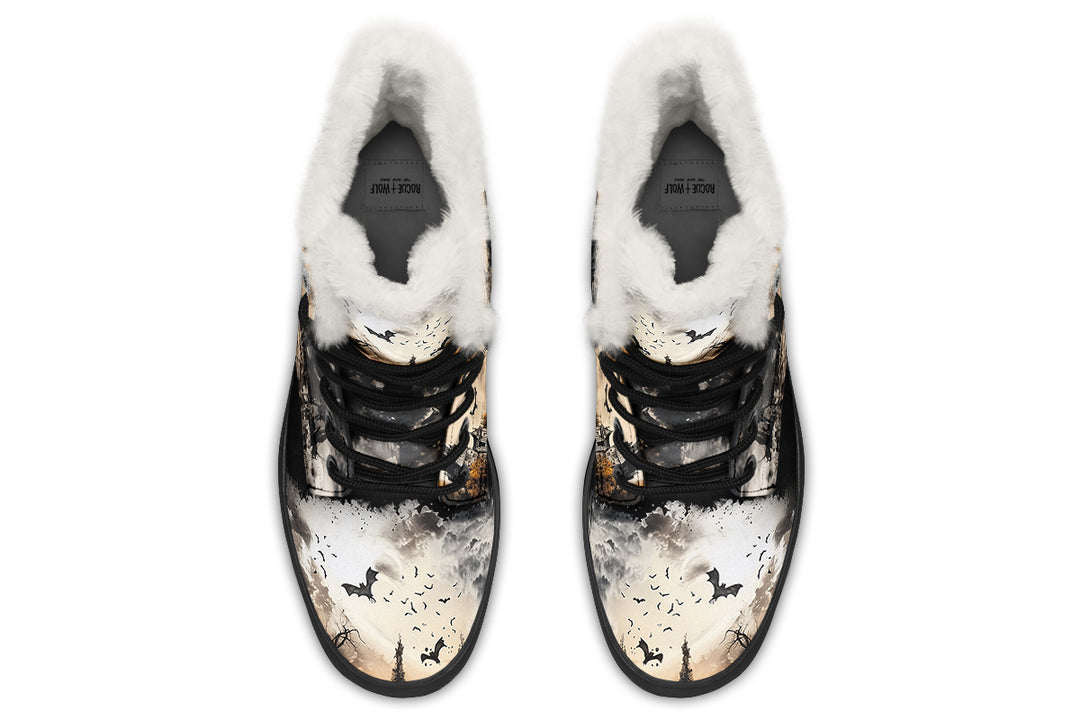 Vampire Mansion Winter Boots