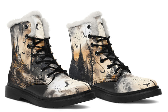 Vampire Mansion Winter Boots