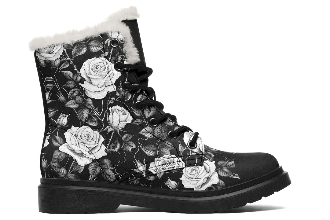 Veil of Roses Winter Boots