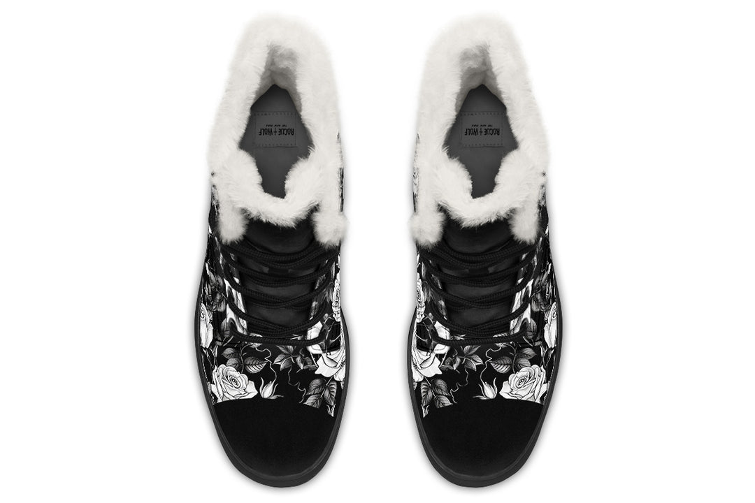 Veil of Roses Winter Boots