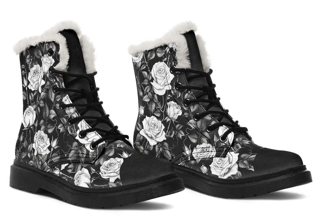 Veil of Roses Winter Boots
