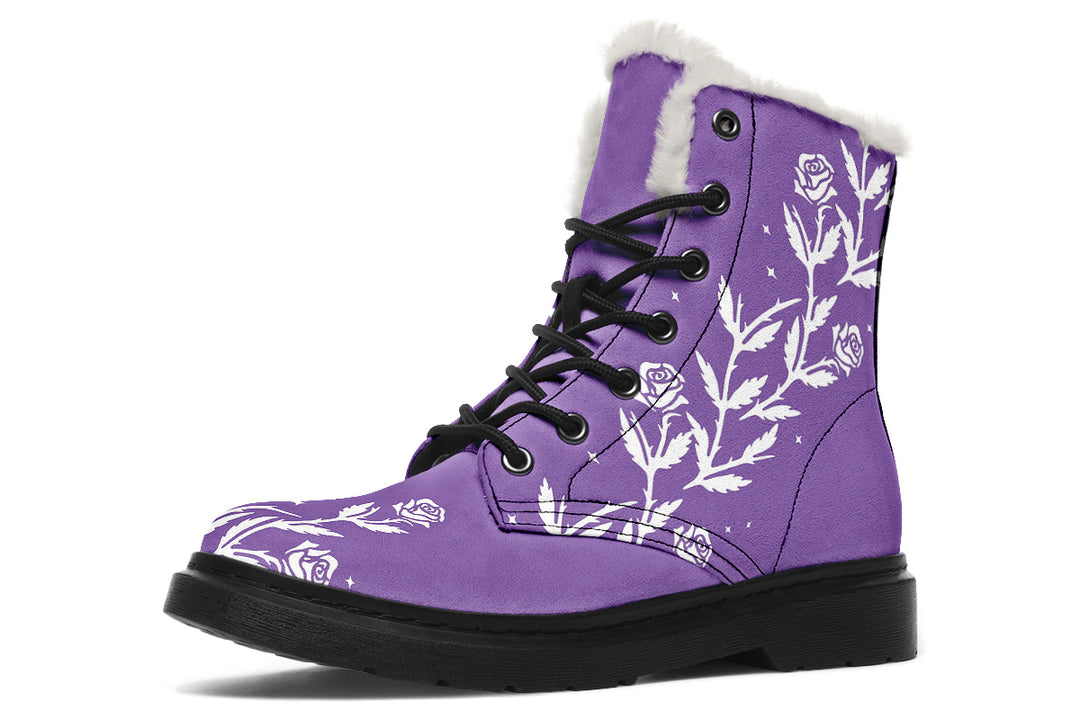 Violet Black Widow Winter Boots
