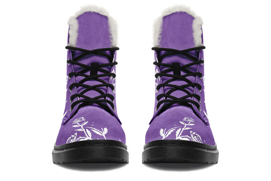 Violet Black Widow Winter Boots