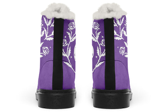 Violet Black Widow Winter Boots