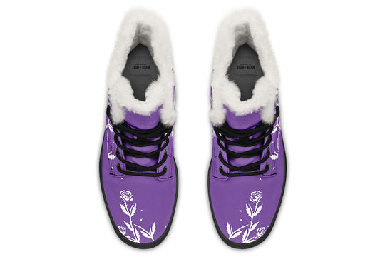 Violet Black Widow Winter Boots