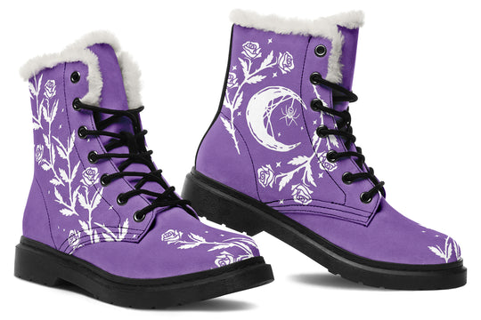 Violet Black Widow Winter Boots