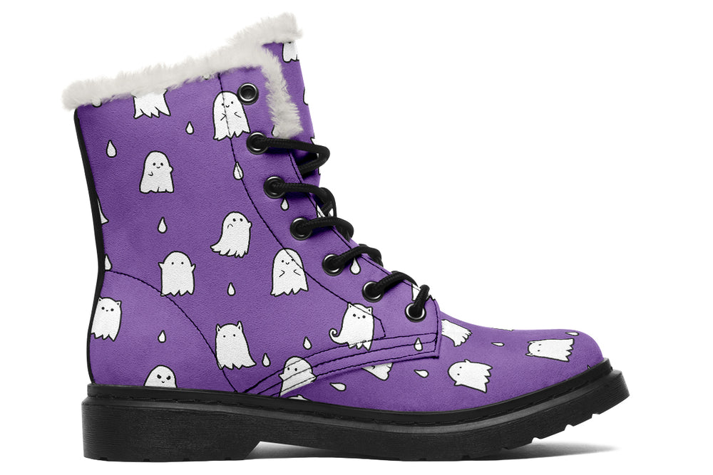 Violet Ghost Party Winter Boots