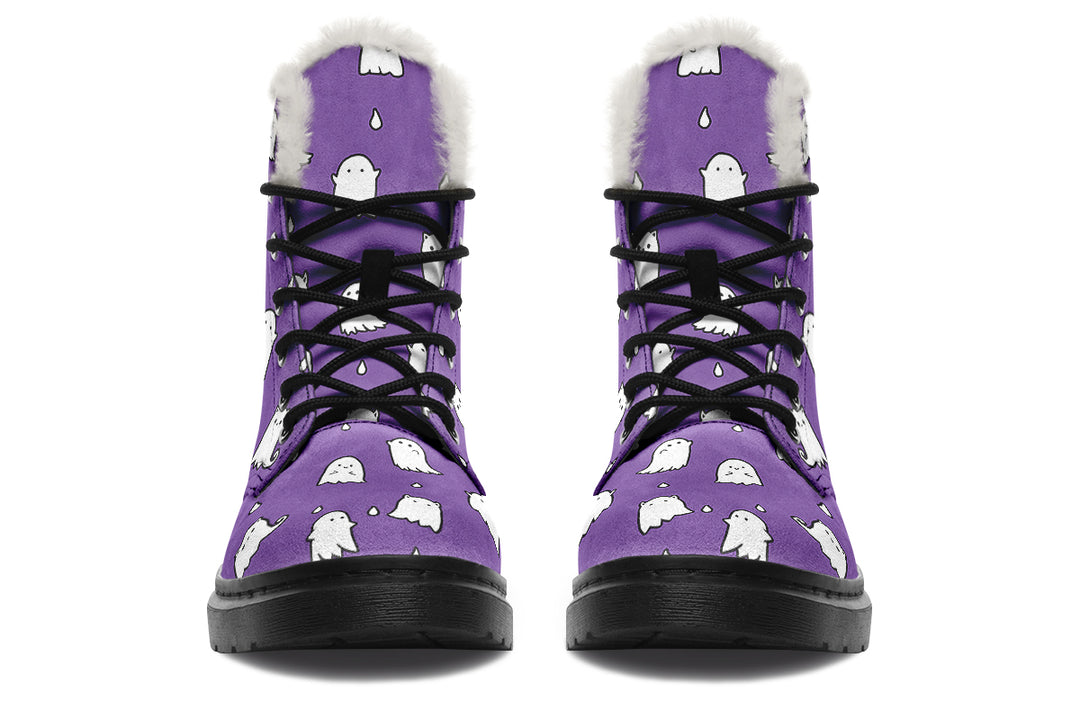 Violet Ghost Party Winter Boots