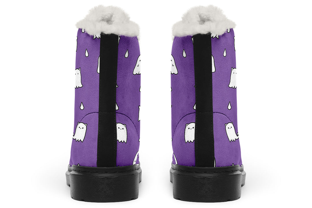 Violet Ghost Party Winter Boots