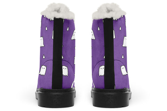 Violet Ghost Party Winter Boots
