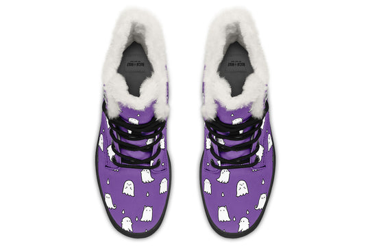 Violet Ghost Party Winter Boots