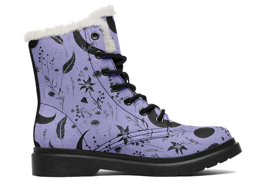 Violet Moonlit Botanica Winter Boots