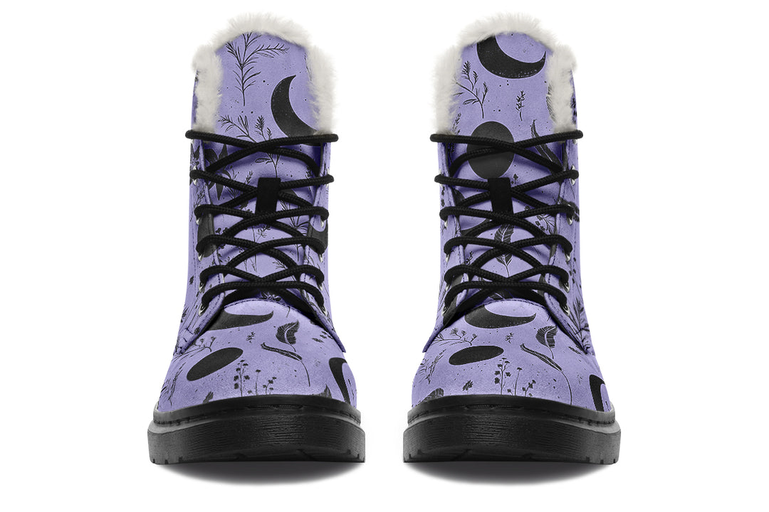 Violet Moonlit Botanica Winter Boots