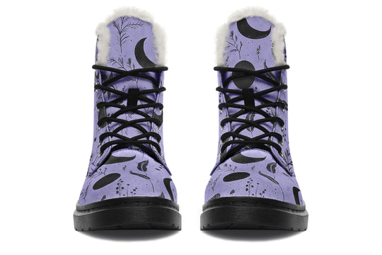 Violet Moonlit Botanica Winter Boots