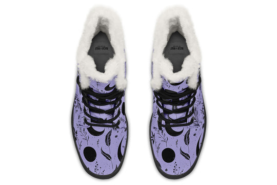 Violet Moonlit Botanica Winter Boots
