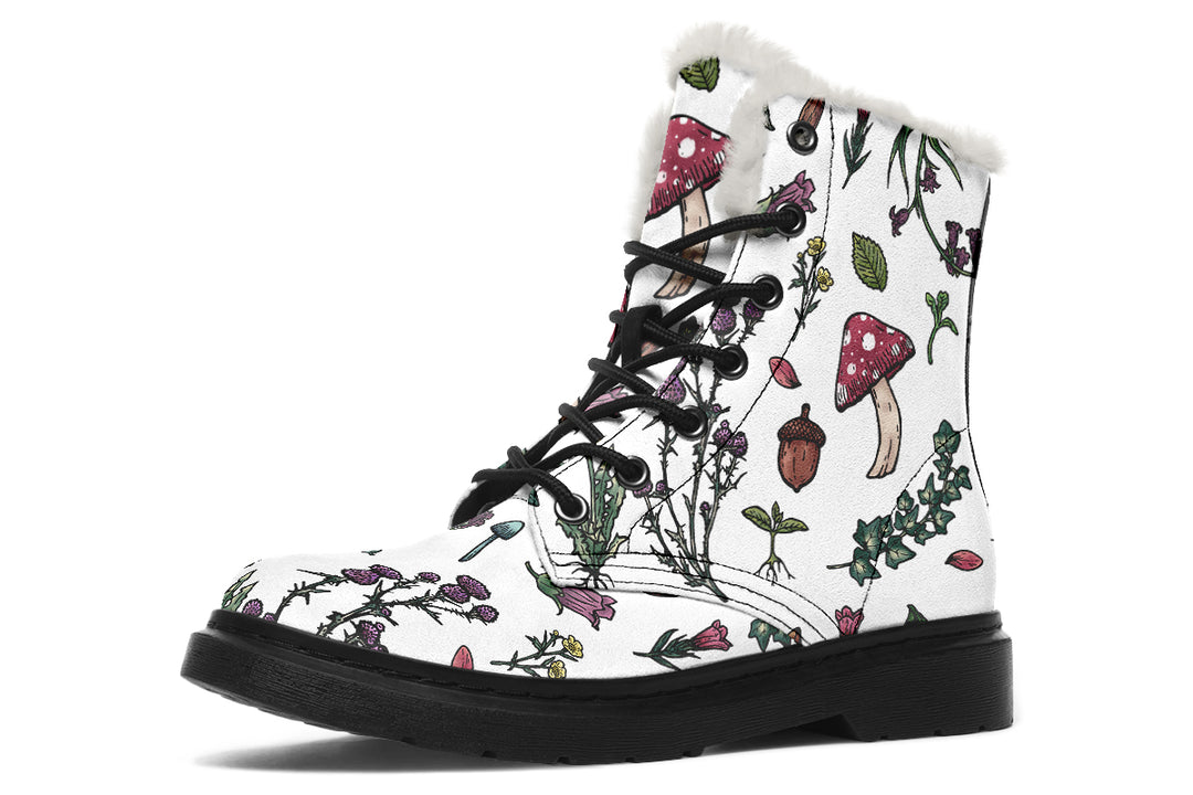 White Herbology Winter Boots