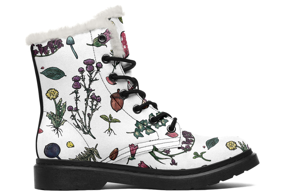 White Herbology Winter Boots
