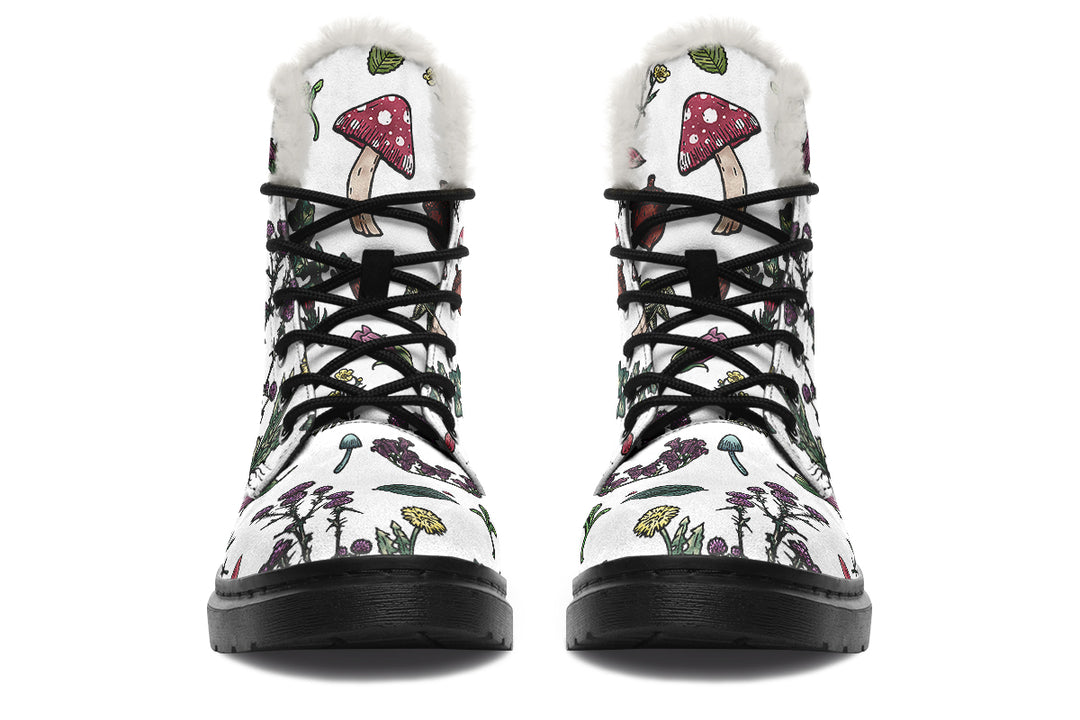 White Herbology Winter Boots