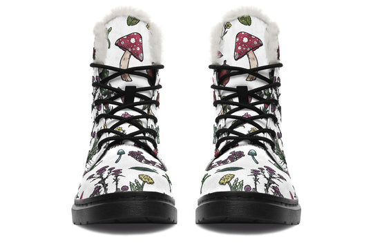 White Herbology Winter Boots