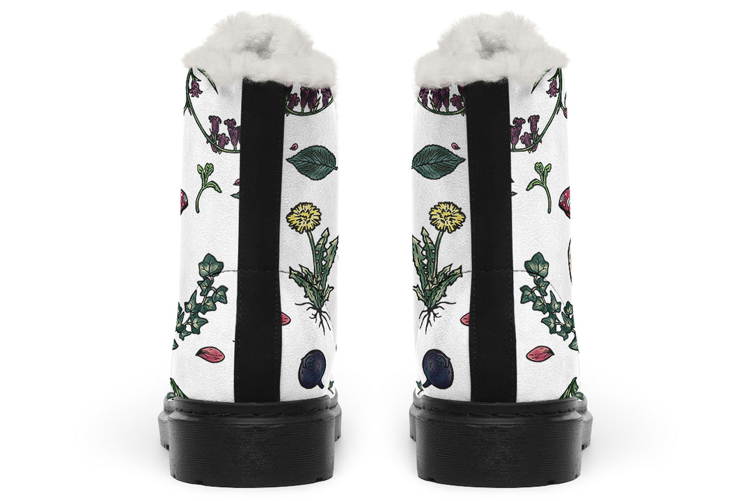 White Herbology Winter Boots